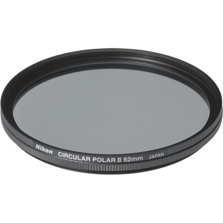 Nikon 62mm Circular Polarizer II Thin Ring Multi-Coated Glass Filter