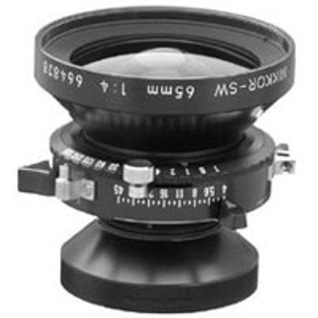 Nikon NIKKOR 65mm f/4 SW (Super Wideangle 105 Degrees) Lens with Copal #0 Shutter - Grey Market