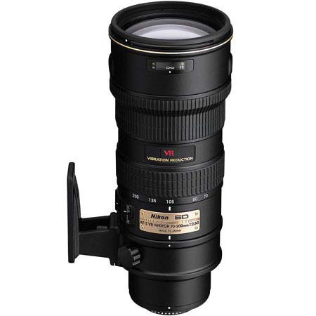 Nikon 70-200mm f/2.8G AF-S VR ED-IF Lens w/LensClng Bundle
