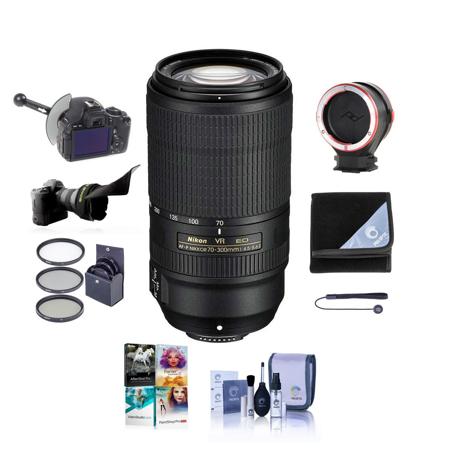 Nikon AFP NIKKOR 70-300mm f/4.5-5.6E ED VR Lens USA Warranty W/Premium ACC KIT