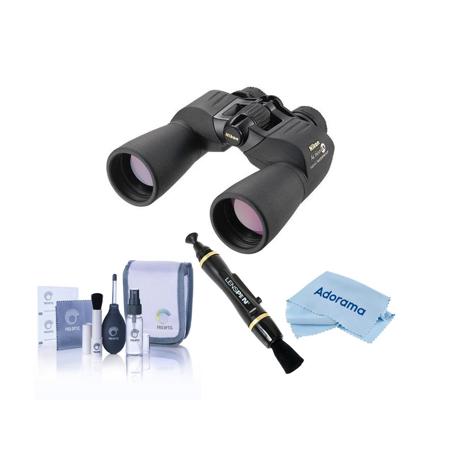 Nikon 7x50 Action Extreme ABT Porro Prism Binocular, Black, Bundle w/Accessory