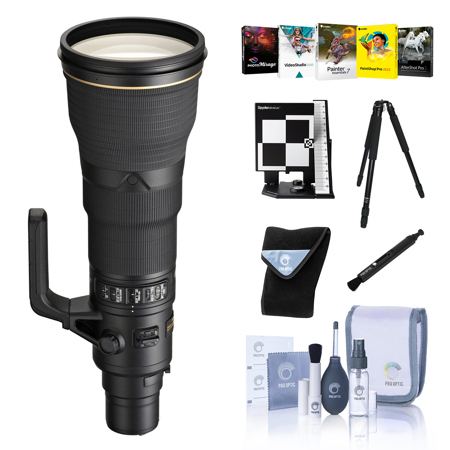 Nikon 800mm f/5.6E FL ED AF-S NIKKOR VR Lens w/Teleconverter/Free PC & Acc Kit