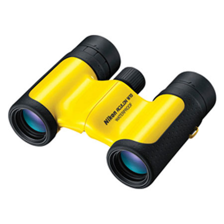 Nikon 8x21 Aculon W10 Roof Prism Binocular, 6.3 Degree Angle of View, Yellow