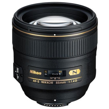 Nikon 85mm f/1.4G IF AF-S Auto Focus NIKKOR Lens - Refurbished by Nikon USA