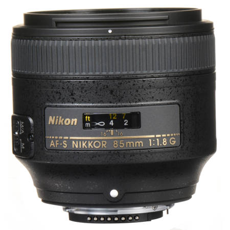 Nikon 85mm f/1.8G AF-S FX NIKKOR Lens - Refurbished by Nikon U.S.A.