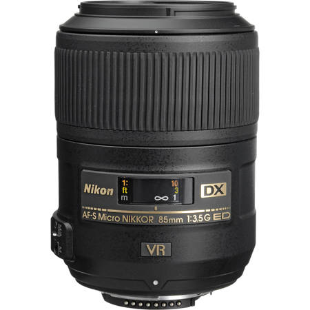 Nikon 85mm f/3.5G ED AF-S DX Micro NIKKOR VR-II Lens 2190