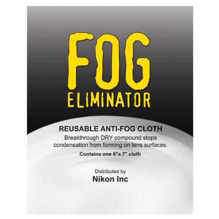 Nikon Fog Eliminator Wipes for Lenses, Pack of 3