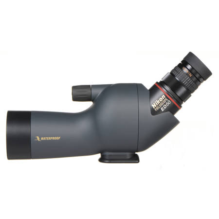 単眼鏡 nikon ed50 + Nikon 800mm F13.3*2 Nikon 13-30x50mm Fieldscope ED Spotting Scope, Angled View