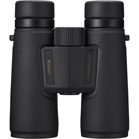 Nikon 10x42 Monarch M5 Waterproof Roof Prism Binocular with 5.6 Degree Angle of View, Black
