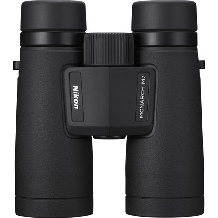Nikon 8x42 Monarch M7 Waterproof Roof Prism Binocular with 8.3 Degree Angle of View, Black