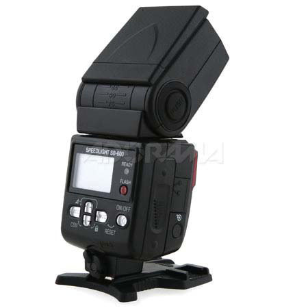 Nikon Nikon SB-600 TTL AF Shoe Mount Speedlight, Guide Number at 35mm Zoom Head Position, 30/98 (ISO 100, m/ft),