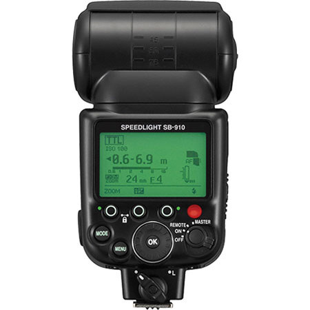 Nikon SB-910 TTL AF Shoe Mount Speedlight Flash, USA Warranty