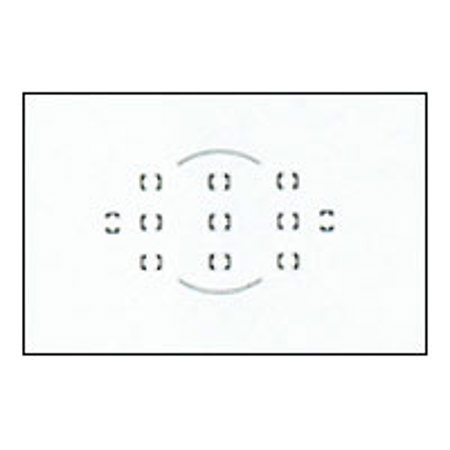 Nikon F6 Focusing Screen Type B: Overall Matte Surface