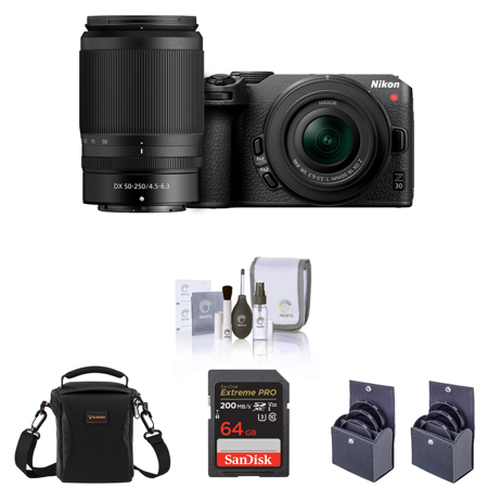 Nikon Z 30 Mirrorless Camera w/16-50mm & 50-250mm Lens Nikon Z 30 Mirrorless Camera w/16-50mm & 50-250mm Lens