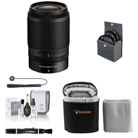 Nikon NIKKOR Z DX 50-250mm f/4.5-6.3 VR Lens with Essentials Kit