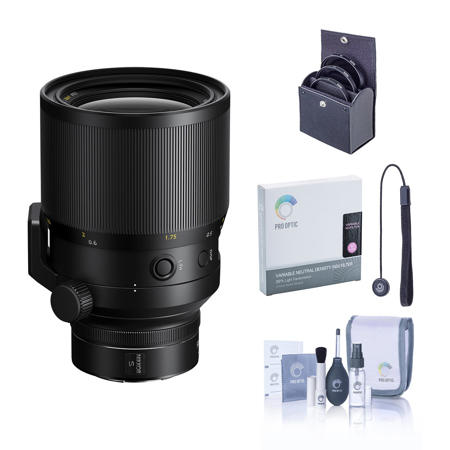 Nikon NIKKOR Z 58mm f/0.95 S Noct Lens with VEO 3 GO 204CP CF Tripod & Acc Kit
