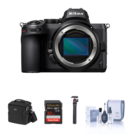 Nikon Z5 Mirrorless Camera Bundle with 32GB SD Card, Bag, Tripod & Acc 1649  B