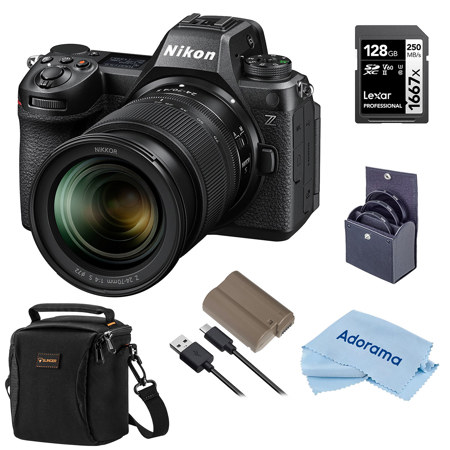Nikon Z6III Mirrorless Camera with NIKKOR Z 24-70mm f/4 S Lens & Included Value