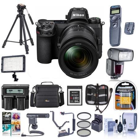 Nikon Z7 FX-Format Mirrorless Camera with Z 24-70mm f/4 S Lens W/Pro Acc Bundle