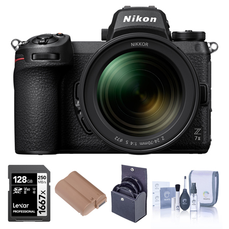 Nikon Z 7II  Mirrorless Camera with NIKKOR Z 24-70mm f/4 S Lens