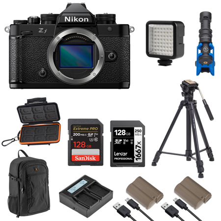 Nikon Z f Mirrorless Camera, Bundle with Accessory Kit