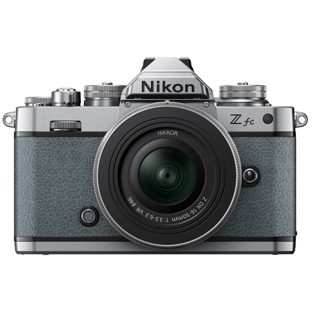 Nikon Z fc DX-Format Camera with DX 16-50mm f/3.5-6.3 VR Lens, Chalk Blue