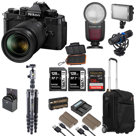 Nikon Z f Mirrorless Camera with NIKKOR Z 24-70mm f/4 S Lens, w/Complete Kit