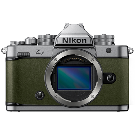 Nikon Z f Mirrorless Camera, Silver/Moss Green