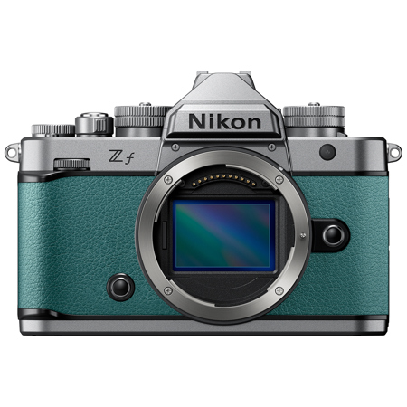 Nikon Z f Mirrorless Camera, Silver/Teal Blue