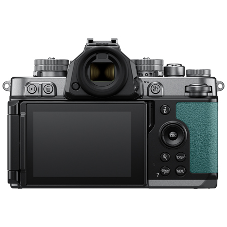 Nikon Z f Mirrorless Camera, Silver/Teal Blue 13616 - Adorama