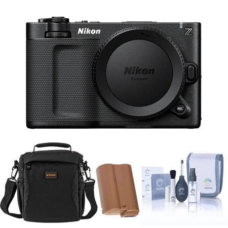 Nikon ZR 6K Cinema Camera, Bundle with Extra Battery, Shoulder Bag and Cleaning Kit