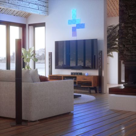 Nanoleaf Canvas Smarter Kit with 9x Multicolor Light Squares Nanoleaf Canvas Smarter Kit with 9x Multicolor Light Squares