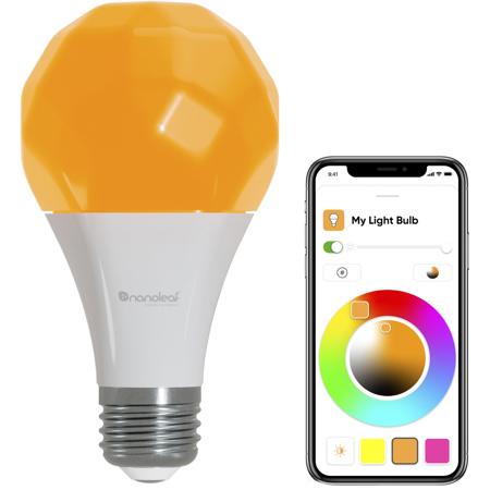 Nanoleaf Essentials A19 E26 60W Colors and White Smart Bulb