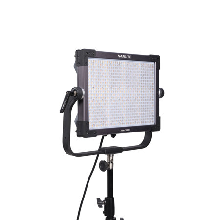 NanLite Alien 300C 300W RGBWW LED Panel Light with Yoke