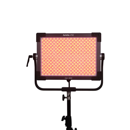 Nanlite Alien 300C 300W RGBWW LED Panel Light with Yoke ALIEN300C