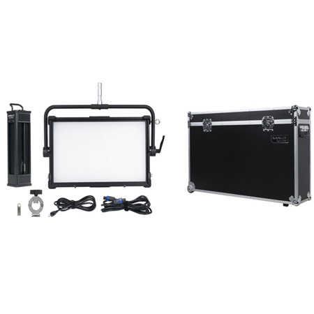 Nanlux Dyno 650C 650W RGBWW Soft Panel LED Light with Flight Case