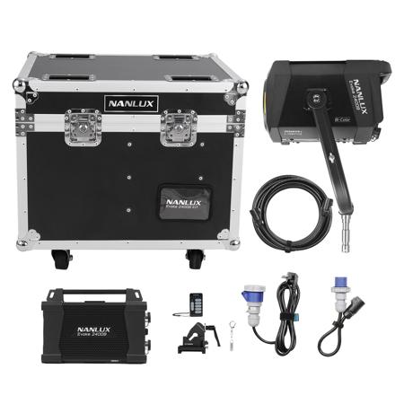 Nanlux Evoke 2400B 2400W Bi-Color LED Video Spotlight with Flight Case