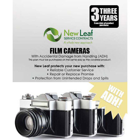New Leaf 3 Year Drops & Spills Extra Protection, Film Cameras under $1000