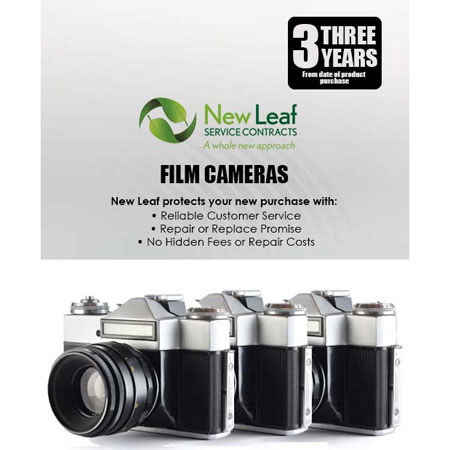 New Leaf 3 Year Extended Warranty, Film Cameras under $3000