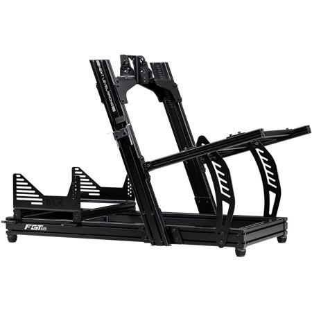 Next Level Racing F-GT Elite Lite Front and Side Mount Edition Racing Simulator Cockpit, Black