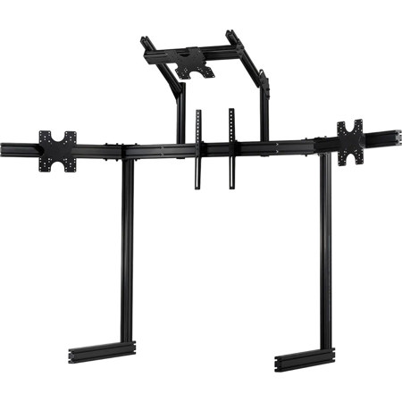 Next Level Racing Elite Freestanding Quad Monitor Stand, Black Edition