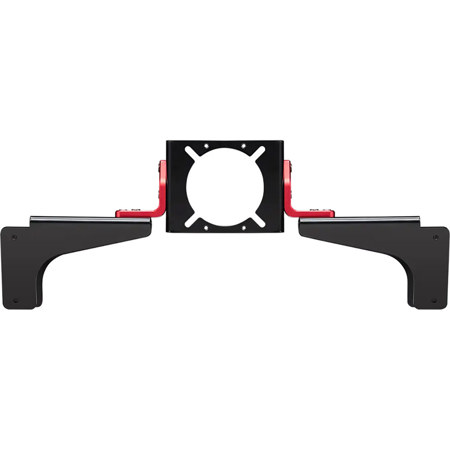 Next Level Racing Elite 160 DD Side and Front Mount Adapter for F-GT Elite 160 Series Cockpit, Black/Red