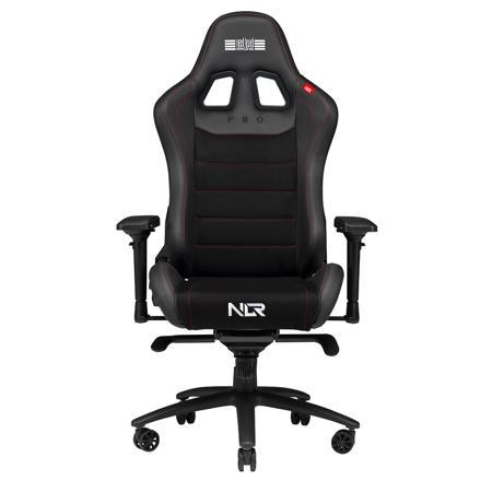 Next Level Racing Pro Leather and Suede Edition Gaming Chair, Black