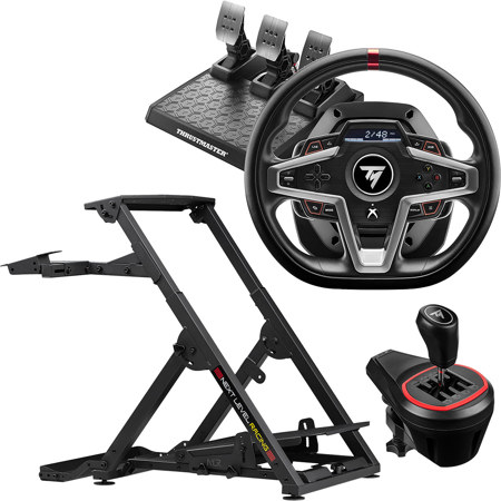 Next Level Racing Wheel Stand 2.0, w/T248 Racing Wheel, T3PM Pedals,TH8S Shifter