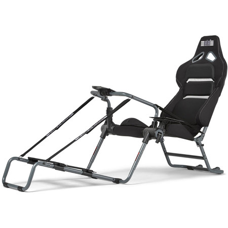 Next Level Racing GTLite Pro Foldable Racing Cockpit, Carbon Gray Edition