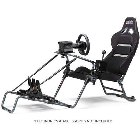 Next Level Racing GTLite Pro Foldable Racing Cockpit, Carbon Gray