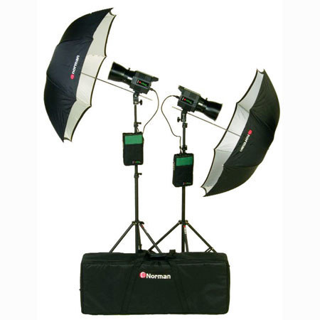 Norman Allure DP320-Kit-2, Two Monolight Basic Studio Portrait Kit #812777