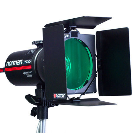 Norman BD-45 4-Leaf Barndoor Set for all 5" Reflectors.