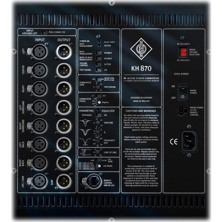 Neumann 2 x 10" Active Studio Subwoofer with 7.1 HD Bass Manager