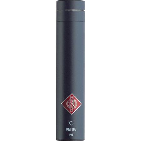 Neumann KM 185 Hypercardioid Microphone, 20Hz - 20kHz Frequency Response, 50 Ohms Output Impedance, Black